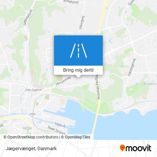 Jægervænget kort