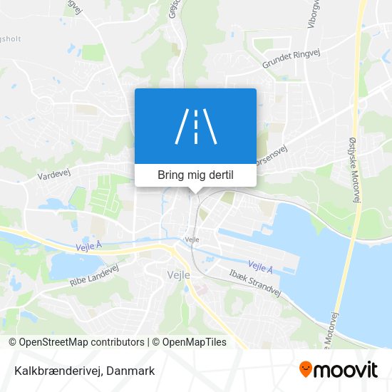 Kalkbrænderivej kort