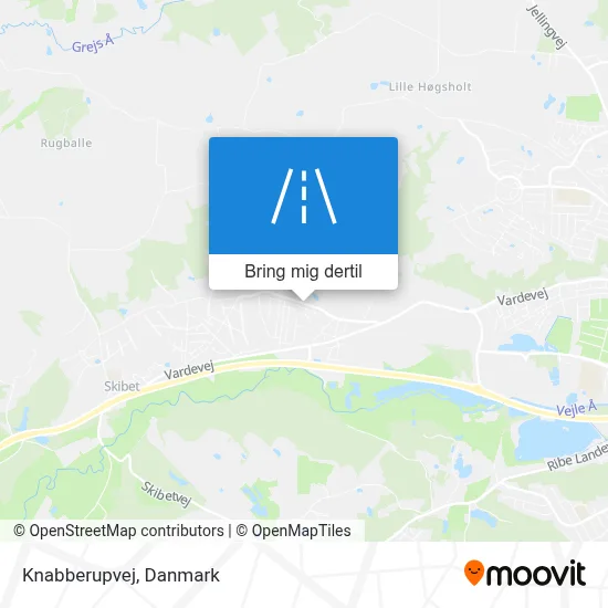 Knabberupvej kort