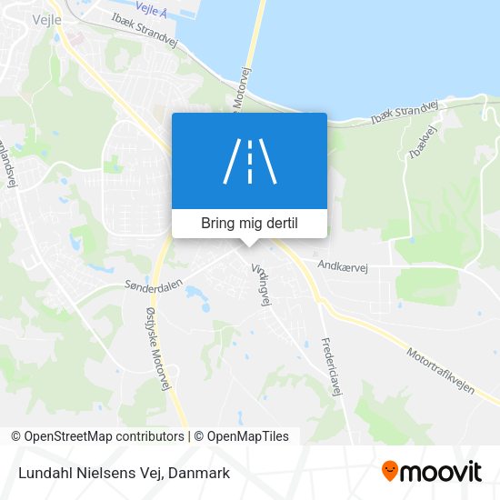 Lundahl Nielsens Vej kort