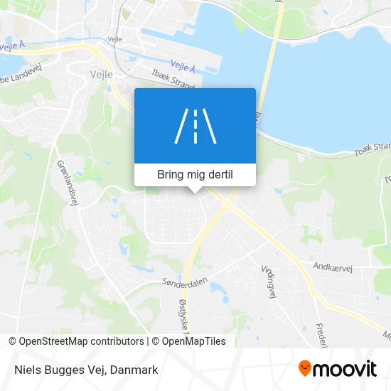 Niels Bugges Vej kort