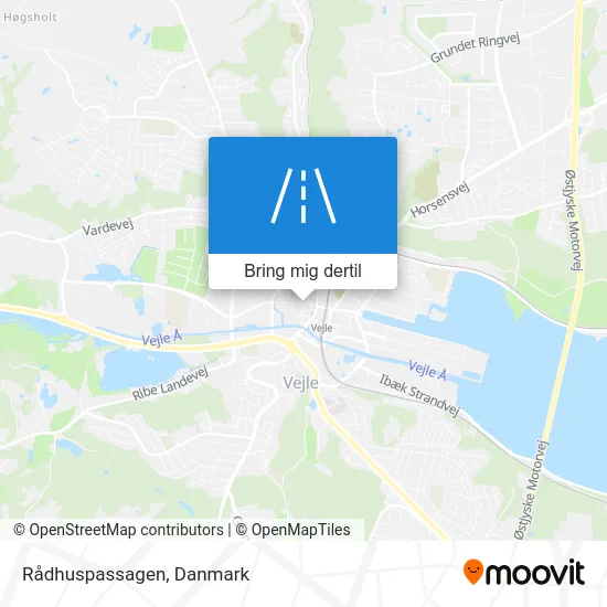 Rådhuspassagen kort