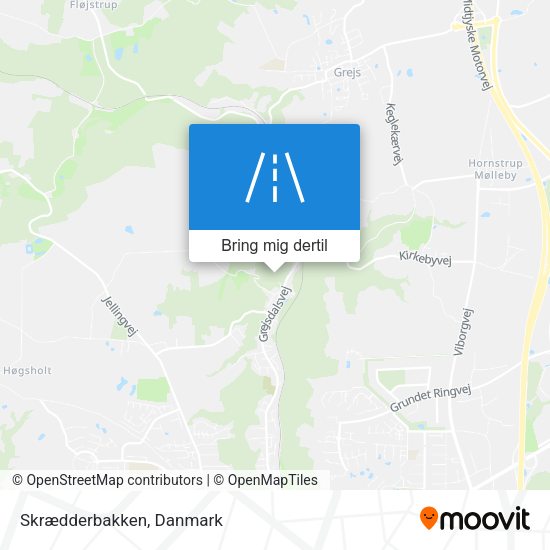 Skrædderbakken kort