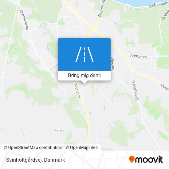 Svinholtgårdvej kort