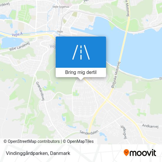 Vindinggårdparken kort