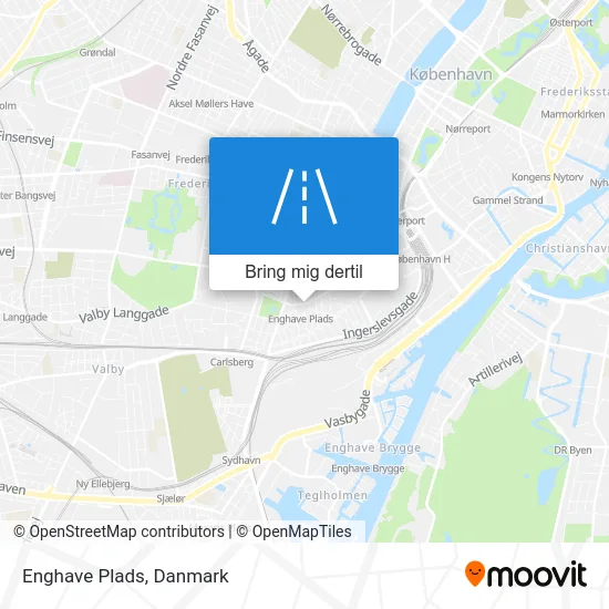 Enghave Plads kort
