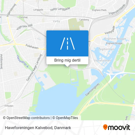 Haveforeningen Kalvebod kort