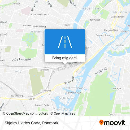 Skjalm Hvides Gade kort