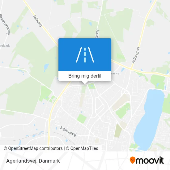 Agerlandsvej kort
