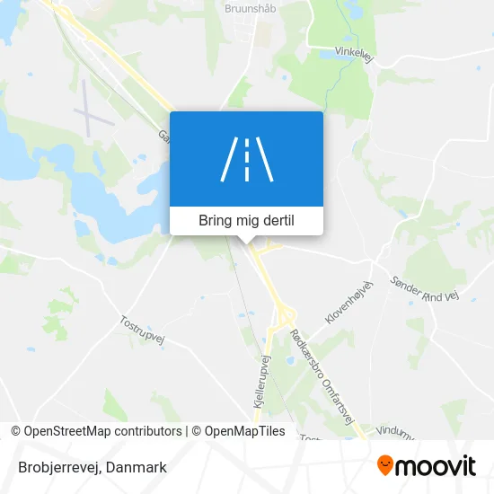 Brobjerrevej kort