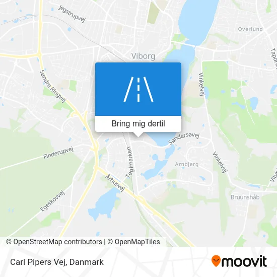 Carl Pipers Vej kort