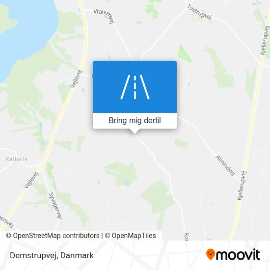 Demstrupvej kort