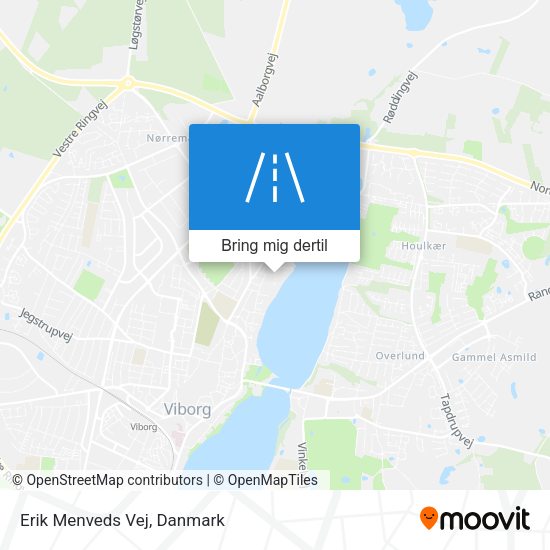 Erik Menveds Vej kort