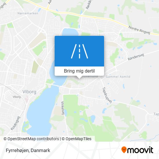 Fyrrehøjen kort