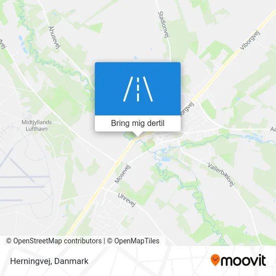 Herningvej kort