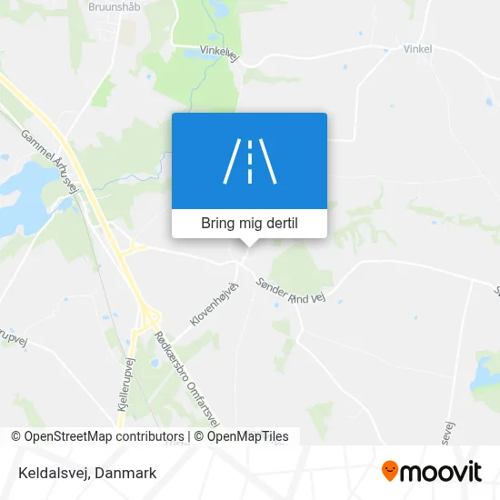 Keldalsvej kort