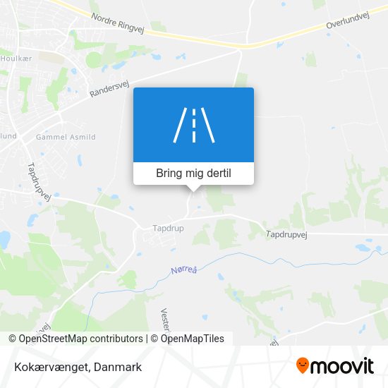 Kokærvænget kort