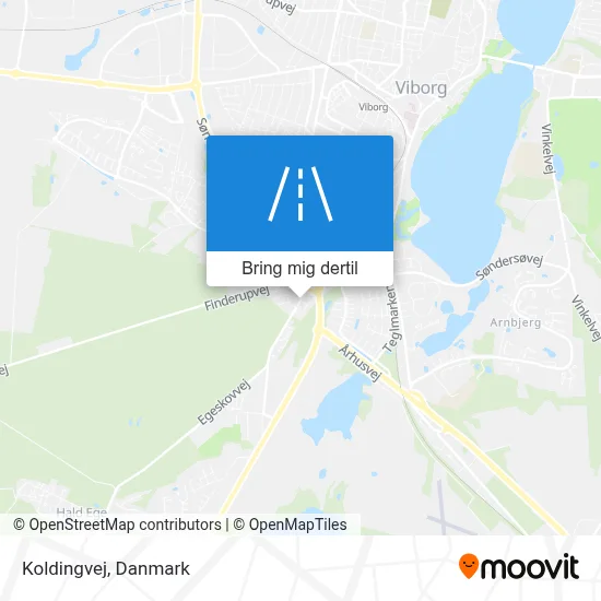 Koldingvej kort