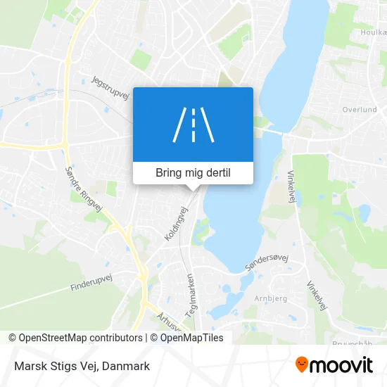 Marsk Stigs Vej kort