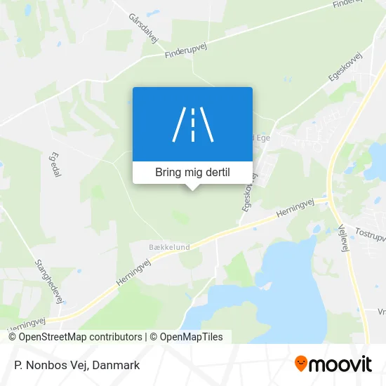 P. Nonbos Vej kort