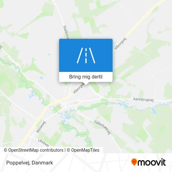 Poppelvej kort