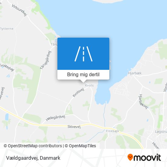 Vældgaardvej kort