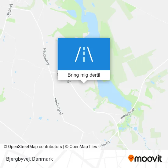 Bjergbyvej kort