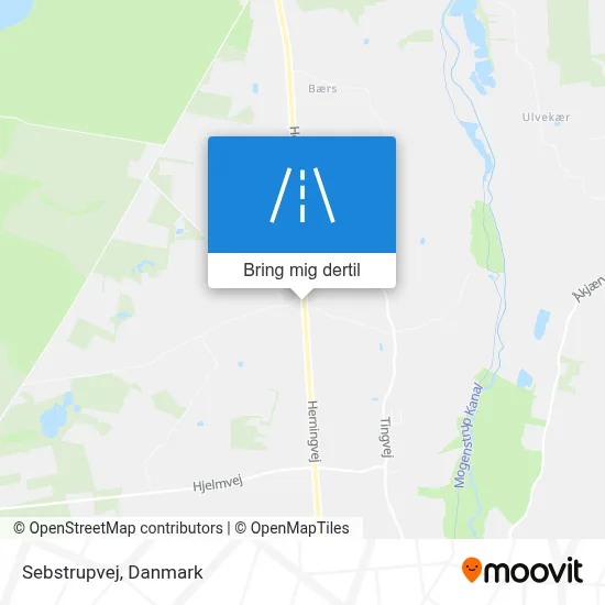 Sebstrupvej kort