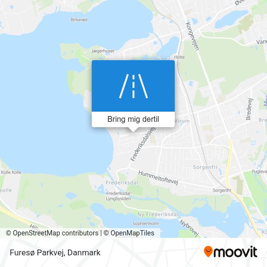 Furesø Parkvej kort
