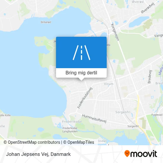 Johan Jepsens Vej kort