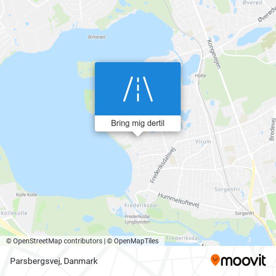 Parsbergsvej kort