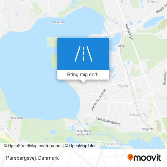 Parsbergsvej kort