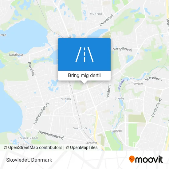 Skovledet kort
