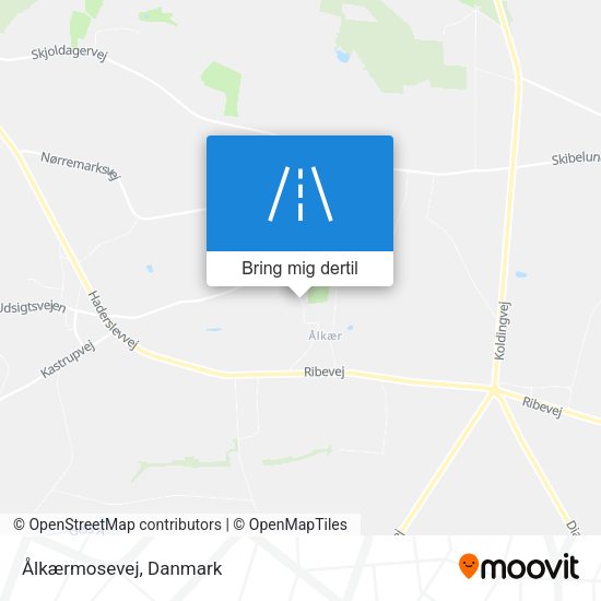 Ålkærmosevej kort