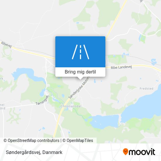 Søndergårdsvej kort