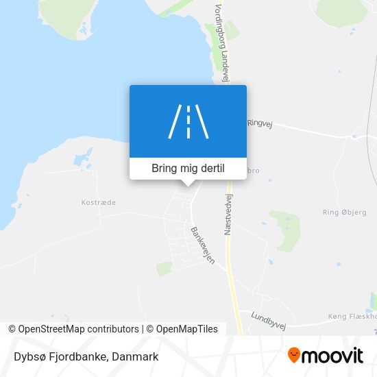 Dybsø Fjordbanke kort