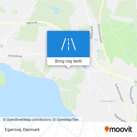 Egernvej kort