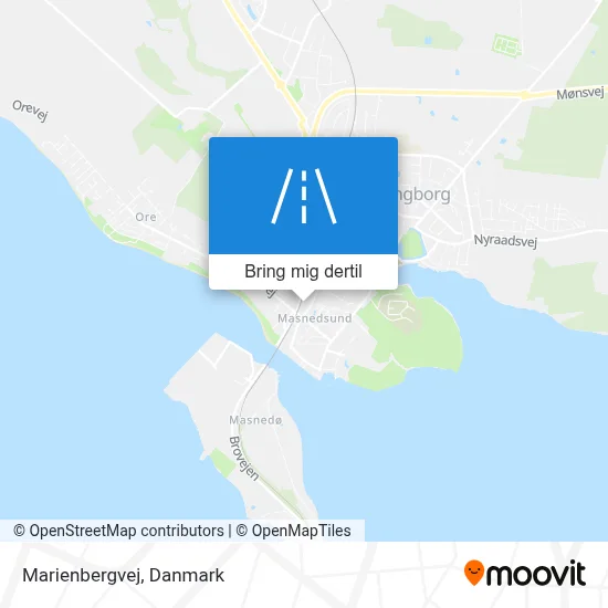 Marienbergvej kort