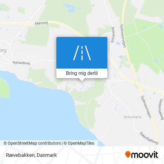 Rævebakken kort