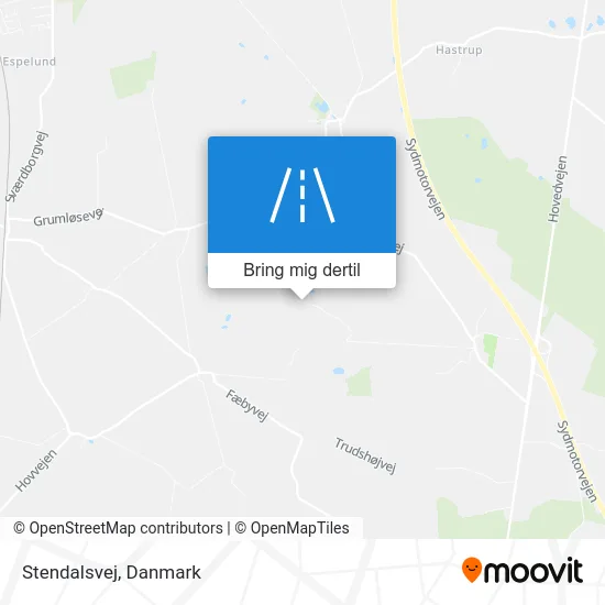 Stendalsvej kort