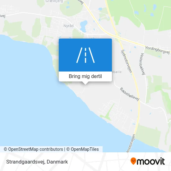 Strandgaardsvej kort