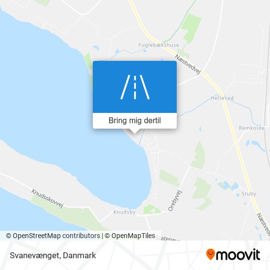 Svanevænget kort