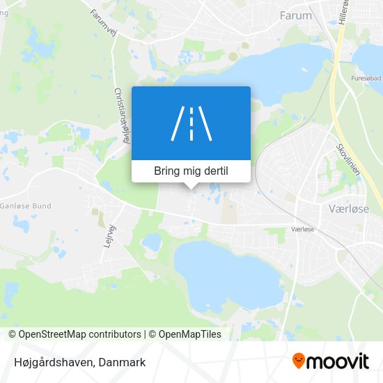 Højgårdshaven kort
