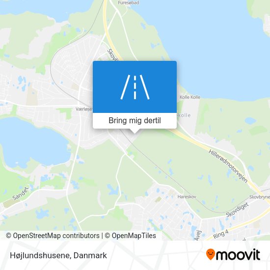 Højlundshusene kort