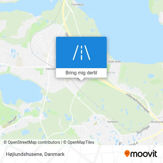 Højlundshusene kort