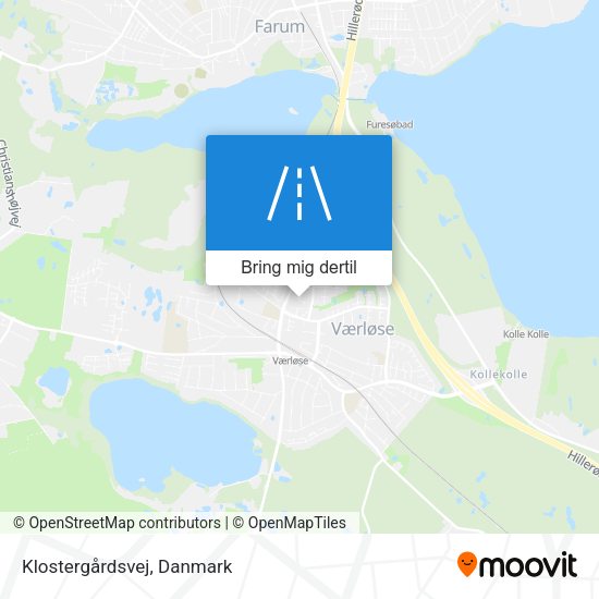 Klostergårdsvej kort
