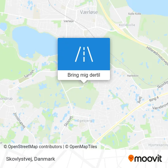 Skovlystvej kort
