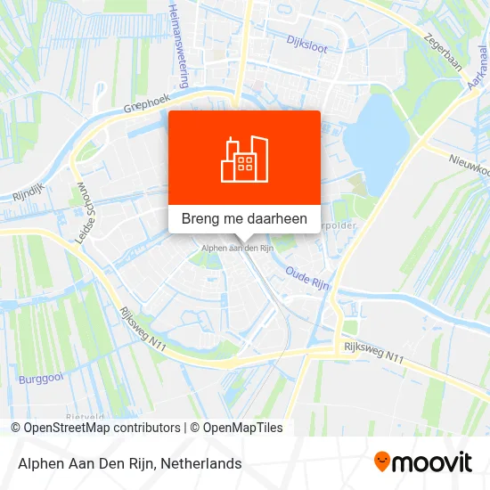Alphen Aan Den Rijn kaart