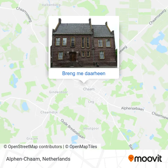 Alphen-Chaam kaart