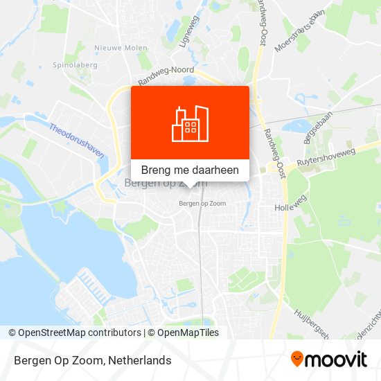 Bergen Op Zoom kaart
